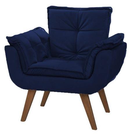 poltrona azul marinho